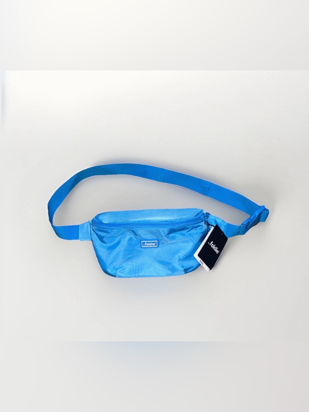 The Foldie Crossbody Bag RFID Safe Travel Nylon Fanny Pack Adjustable Anti-theft